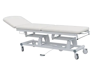 EUROMEDICA - 13 lehátko elektricky stavitelné, 3-segmentové s nožním ovladačem (1 motor), bílé č. 1