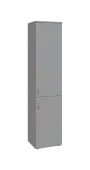 BN 5 - 42D kancelářská skříň, 2-dveřová, pravá, 1800x400x400, šedá