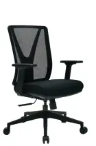 XENA kancelářská židle, kříž černý, černá