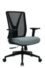 XENA kancelářská židle, kříž černý, šedá