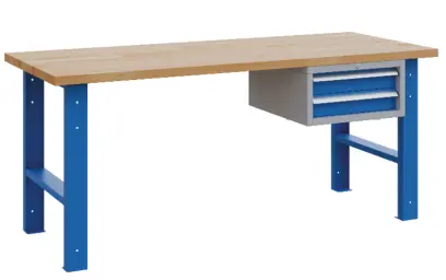 BS - 2 / 200 dílenský pracovní stůl, podvěsná zásuvka, pracovní deska spárovka s. 40 mm