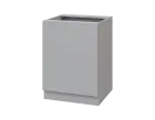 JPS - 6D spodní skříňka, 1-dveřová, levá, 870x600x600, šedá