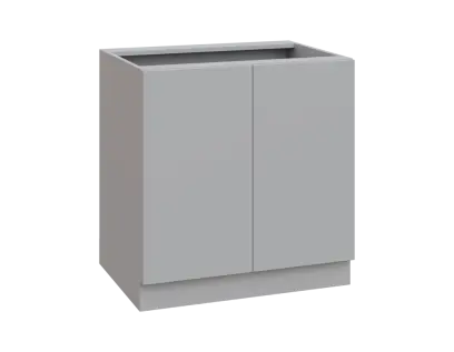 JPS - 8D spodní skříňka, 2-dveřová, 870x800x600, šedá