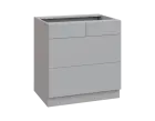 JPS - 8Z32 spodní skříňka, 4-zásuvková, 870x800x600, šedá