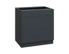JPS - 8Z33 spodní skříňka, 3-zásuvková, 870x800x600, antracit