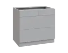 JPS - 9Z32 spodní skříňka, 4-zásuvková, 870x900x600, šedá