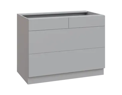 JPS - 11Z32 spodní skříňka, 4-zásuvková, 870x1100x600, šedá