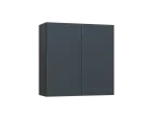 JPH - 8D horní skříňka, 2-dveřová, 800x800x330, buk antracit