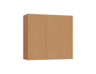 JPHR - 85D horní skříňka, 2-dveřová, rohová, pravá, 800x850x330, buk royal