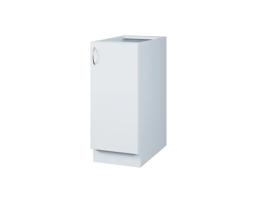 CS - 35D spodní skříňka, 1-dveřová, pravá, 870x350x600, bílá