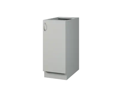 CS - 35D spodní skříňka, 1-dveřová, pravá, 870x350x600, šedá