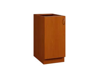 CS - 4D spodní skříňka, 1-dveřová, levá, 870x400x600, třešeň šumavská