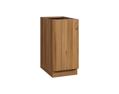 CS - 4D spodní skříňka, 1-dveřová, levá, 870x400x600, ořech světlý