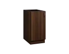 CS - 4D spodní skříňka, 1-dveřová, levá, 870x400x600, ořech královský