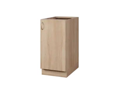 CS - 4D spodní skříňka, 1-dveřová, pravá, 870x400x600, dub bardolino