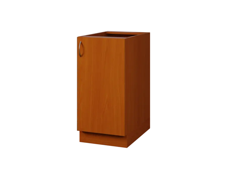 CS - 4D spodní skříňka, 1-dveřová, pravá, 870x400x600, třešeň šumavská
