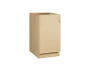CS - 45D spodní skříňka, 1-dveřová, levá, 870x450x600, bříza světlá