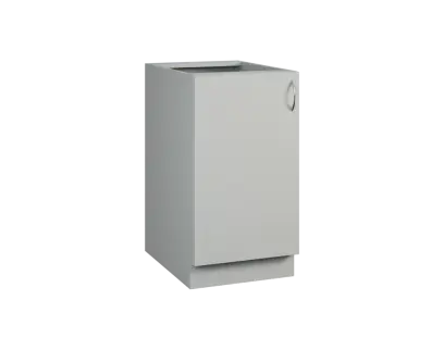 CS - 45D spodní skříňka, 1-dveřová, levá, 870x450x600, šedá