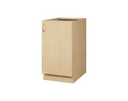 CS - 45D spodní skříňka, 1-dveřová, pravá, 870x450x600, bříza světlá CS - 45D spodní skříňka, 1-dveřová, pravá, 870x450x600, bříza světlá