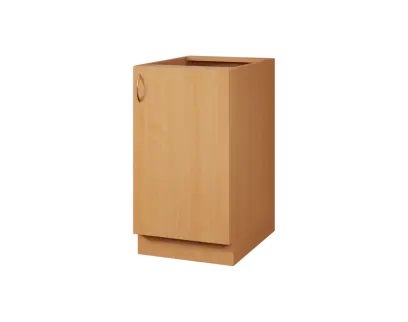 CS - 45D spodní skříňka, 1-dveřová, pravá, 870x450x600, buk royal