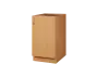 CS - 45D spodní skříňka, 1-dveřová, pravá, 870x450x600, buk royal