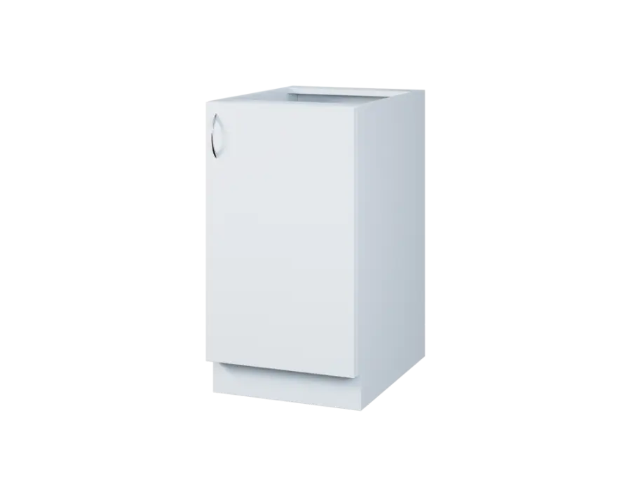 CS - 45D spodní skříňka, 1-dveřová, pravá, 870x450x600, bílá