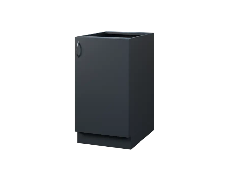 CS - 45D spodní skříňka, 1-dveřová, pravá, 870x450x600, antracit