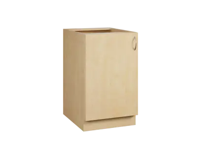 CS - 5D spodní skříňka, 1-dvéřová, levá, 870x500x600, bříza světlá