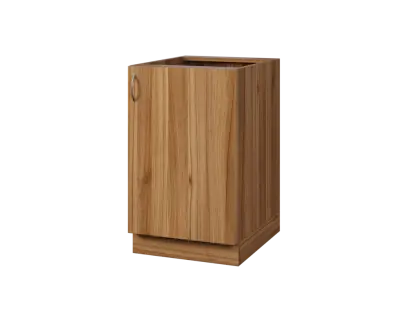 CS - 5D spodní skříňka, 1-dvéřová, pravá, 870x500x600, ořech světlý