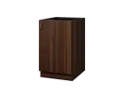 CS - 5D spodní skříňka, 1-dvéřová, pravá, 870x500x600, ořech královský