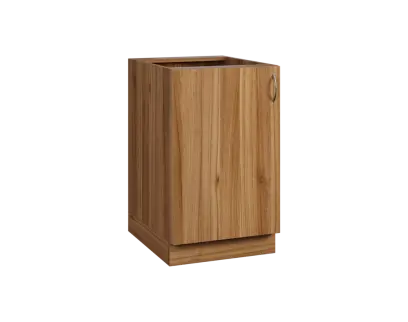 CS - 6D spodní skříňka, 1-dvéřová, levá, 870x600x600, ořech světlý