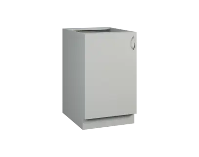 CS - 6D spodní skříňka, 1-dvéřová, levá, 870x600x600, šedá