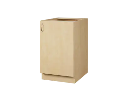 CS - 6D spodní skříňka, 1-dvéřová, pravá, 870x600x600, bříza světlá