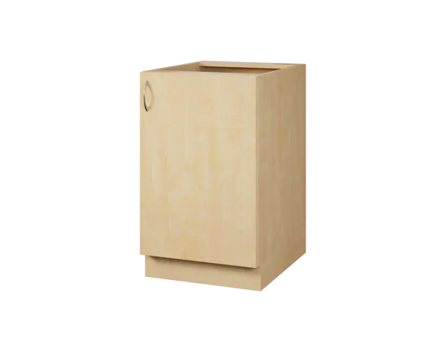 CS - 6D spodní skříňka, 1-dvéřová, pravá, 870x600x600, bříza světlá