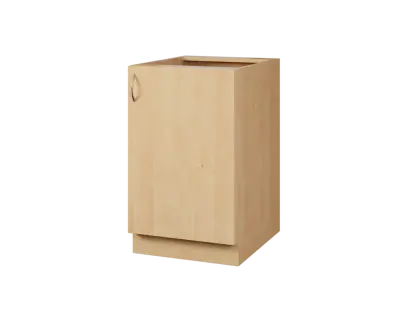 CS - 6D spodní skříňka, 1-dvéřová, pravá, 870x600x600, javor horský