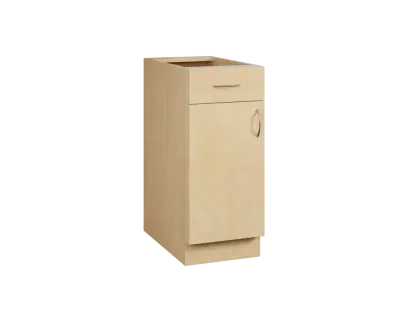 CS - 35DZ spodní skříňka, 1-dveřová, 1-zásuvková, levá, 870x350x600, bříza světlá