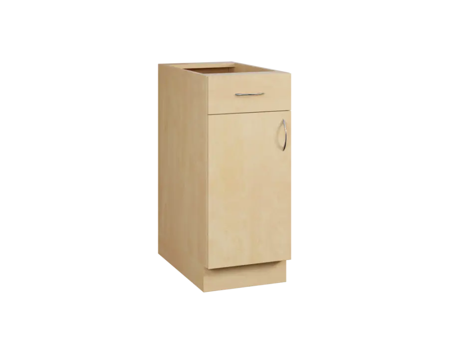 CS - 35DZ spodní skříňka, 1-dveřová, 1-zásuvková, levá, 870x350x600, bříza světlá