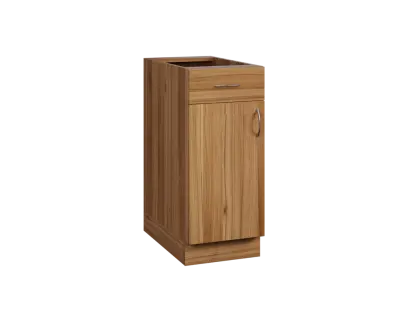 CS - 35DZ spodní skříňka, 1-dveřová, 1-zásuvková, levá, 870x350x600, ořech světlý