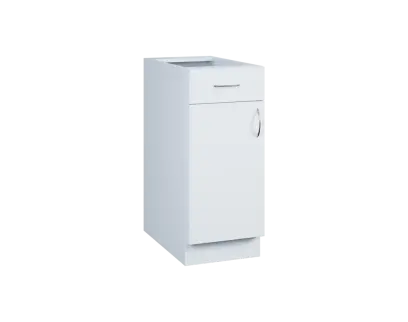 CS - 35DZ spodní skříňka, 1-dveřová, 1-zásuvková, levá, 870x350x600, bílá