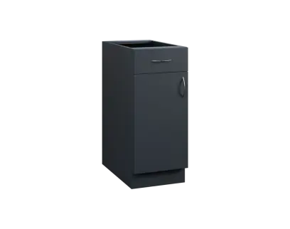 CS - 35DZ spodní skříňka, 1-dveřová, 1-zásuvková, levá, 870x350x600, antracit