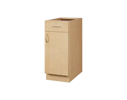 CS - 35DZ spodní skříňka, 1-dveřová, 1-zásuvková, pravá, 870x350x600, javor horský