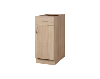 CS - 35DZ spodní skříňka, 1-dveřová, 1-zásuvková, pravá, 870x350x600, dub bardolino