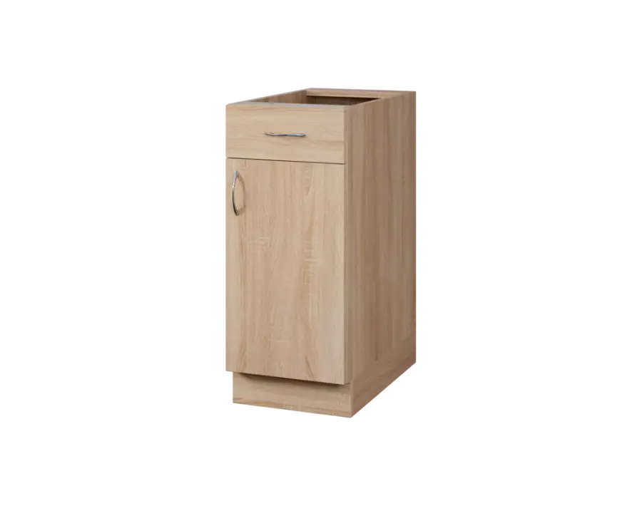 CS - 35DZ spodní skříňka, 1-dveřová, 1-zásuvková, pravá, 870x350x600, dub bardolino