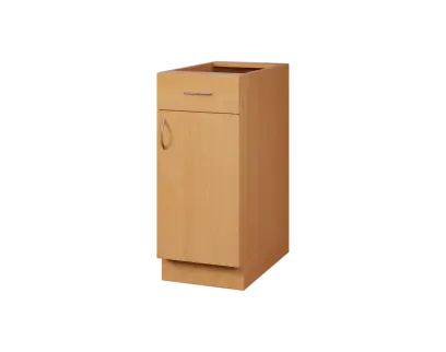 CS - 35DZ spodní skříňka, 1-dveřová, 1-zásuvková, pravá, 870x350x600, buk royal