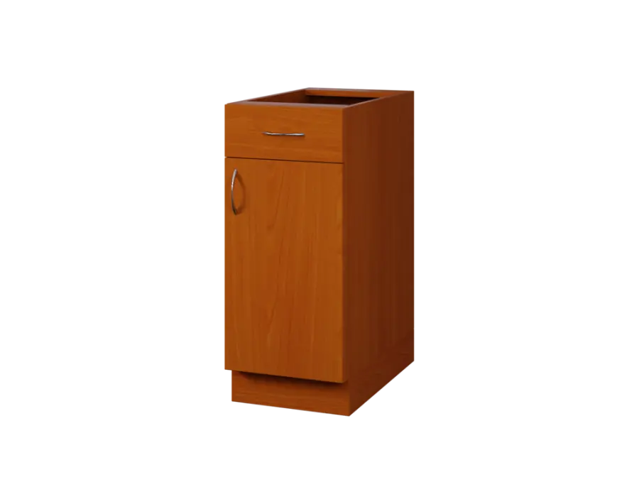 CS - 35DZ spodní skříňka, 1-dveřová, 1-zásuvková, pravá, 870x350x600, třešeň šumavská