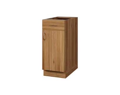 CS - 35DZ spodní skříňka, 1-dveřová, 1-zásuvková, pravá, 870x350x600, ořech světlý