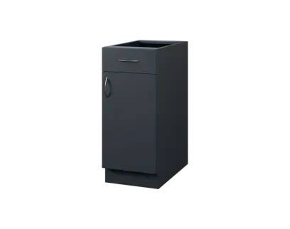 CS - 35DZ spodní skříňka, 1-dveřová, 1-zásuvková, pravá, 870x350x600, antracit