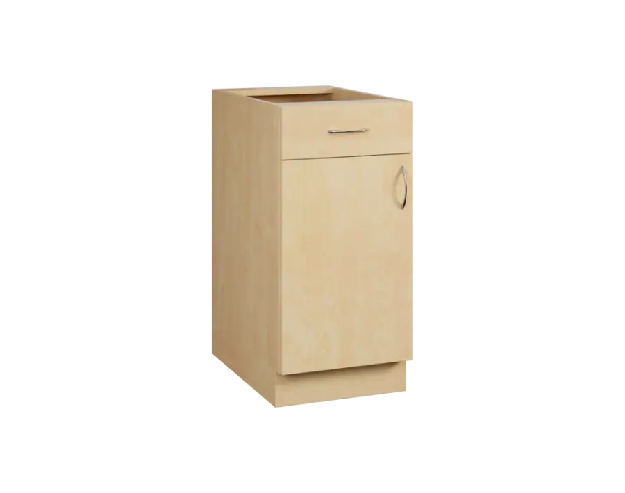 CS - 4DZ spodní skříňka, 1-dveřová, 1-zásuvková, levá, 870x400x600, bříza světlá