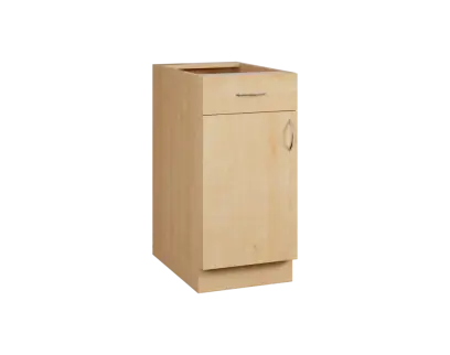 CS - 4DZ spodní skříňka, 1-dveřová, 1-zásuvková, levá, 870x400x600, javor horský