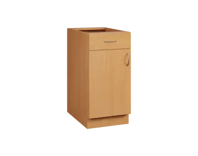 CS - 4DZ spodní skříňka, 1-dveřová, 1-zásuvková, levá, 870x400x600, buk royal